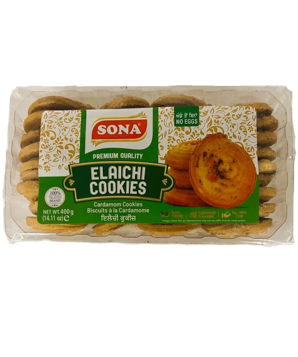 Elaichi Cookies 400g By Sona