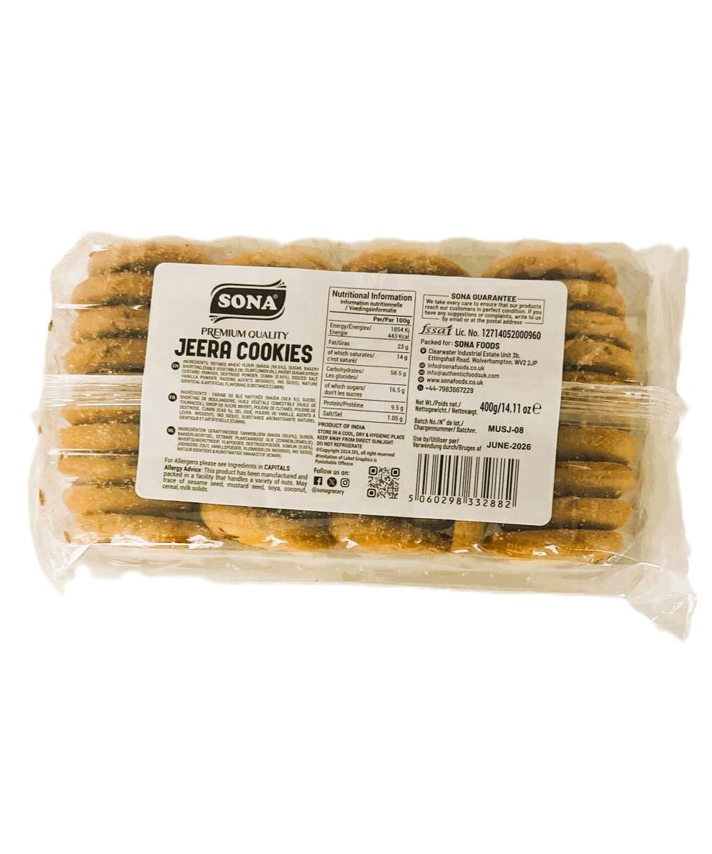 Jeera cookies 400g By Sona