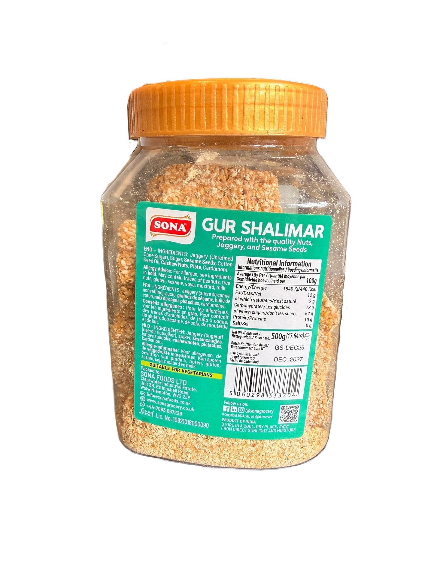Gur Shalimar 500g by Sona