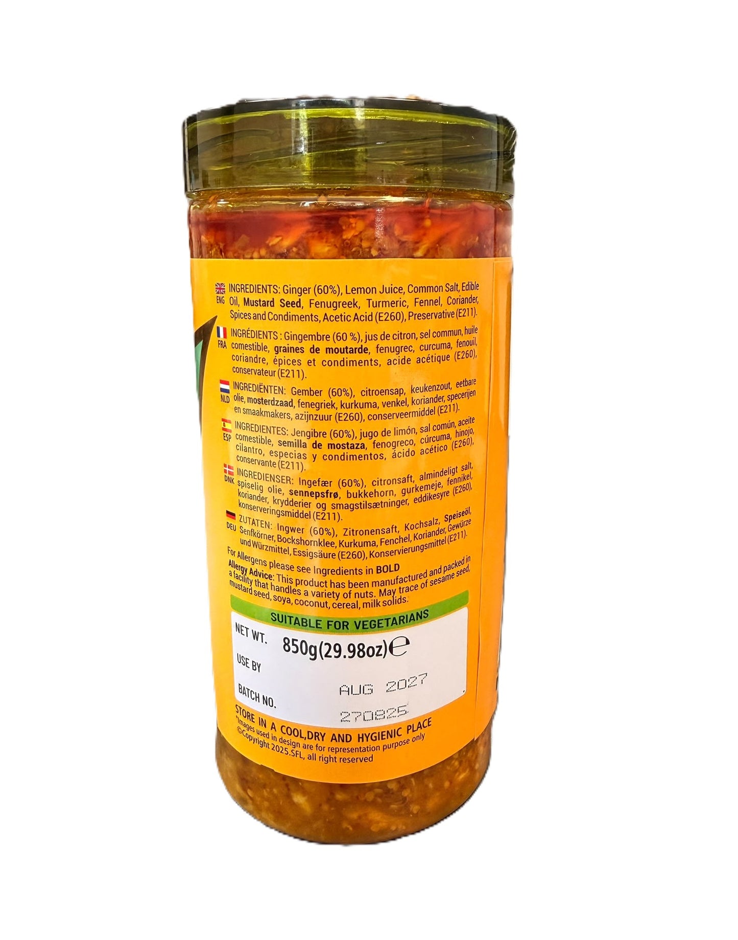 Sona Ginger Pickle 850g