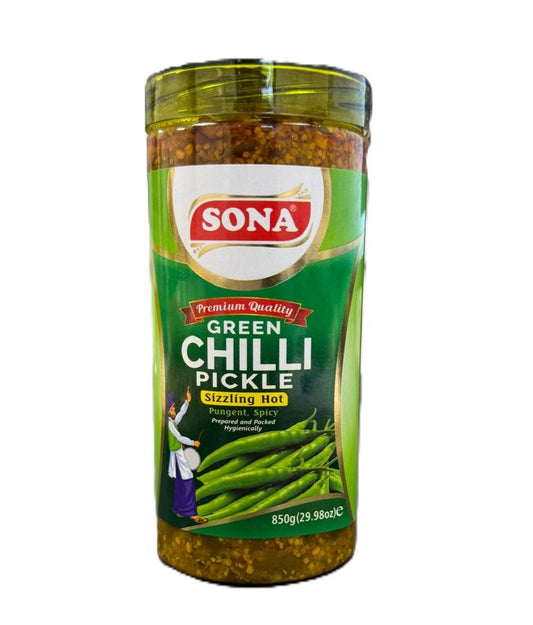 Sona Green Chilli Pickle 850g