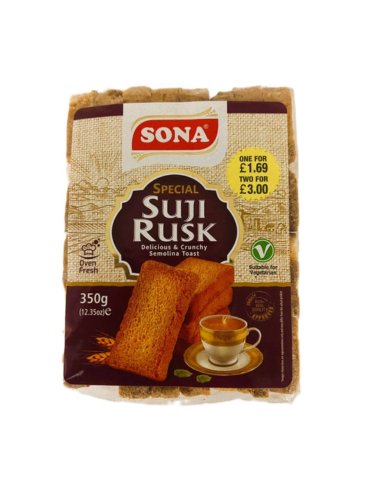 Suji Rusk 350g By Sona