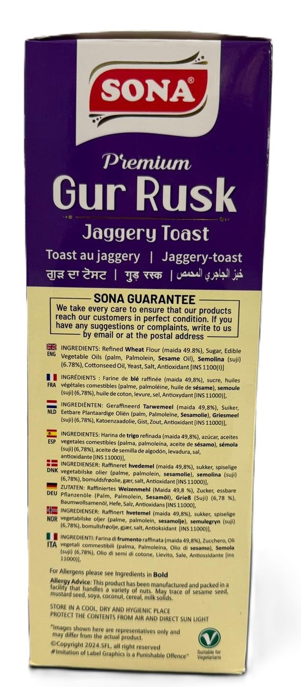 Gur Rusk 600g By Sona