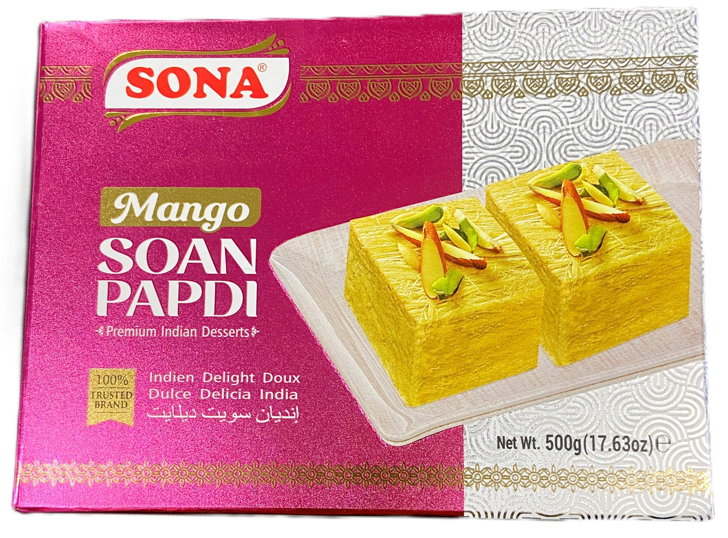 Soan Papdi Mango 250g By Sona